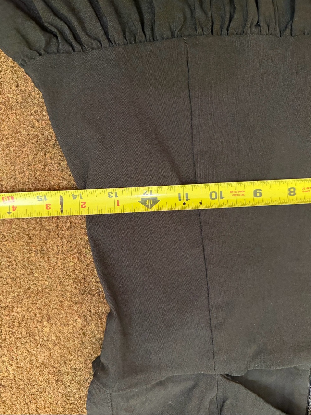 Zara Black Garment with Branded Label - Picture 3 of 6